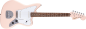 Preview: Squier FSR Affinity Jaguar, Laurel Fingerboard, White Pickguard, Matching Headstock, Shell Pink