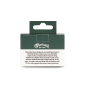 Preview: Martin Bridge Pin Set Knochen Black Inlay