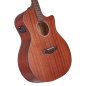 Preview: D´Angelico Premier Gramercy LS Natural Mahogany Satin