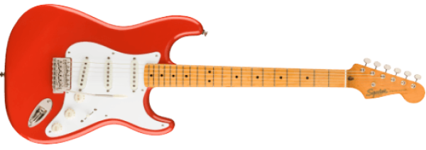 Squier Classic Vibe '50s Stratocaster, Maple Fingerboard, Fiesta Red