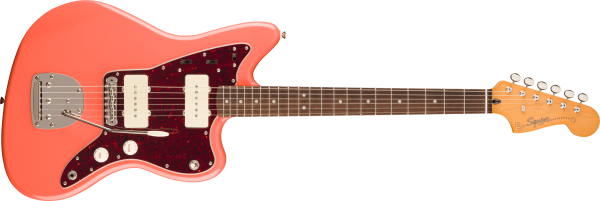 Squier Classic Vibe 60s Jazzmaster, Laurel Fingerboard, Tortoishell Pickguard, Tahitian Coral