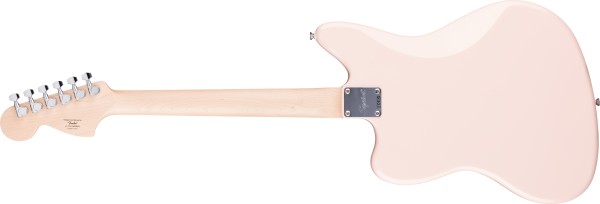 Preview: Squier FSR Affinity Jaguar, Laurel Fingerboard, White Pickguard, Matching Headstock, Shell Pink