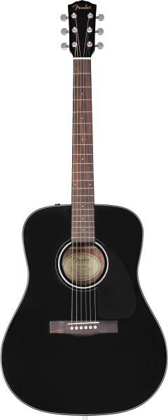Fender CD-60 Black with Case