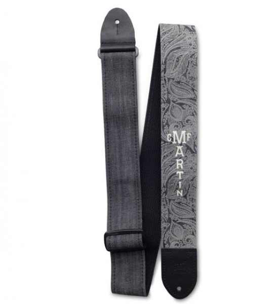 Martin Gurt Black Paisley