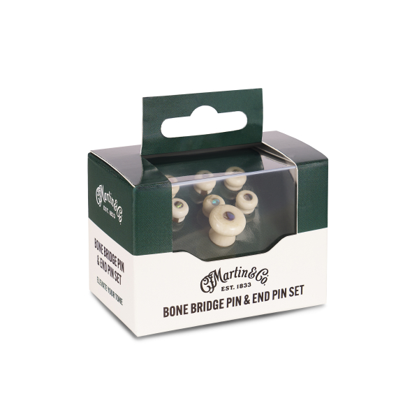 Martin Bridge Pin Set Knochen Abalone