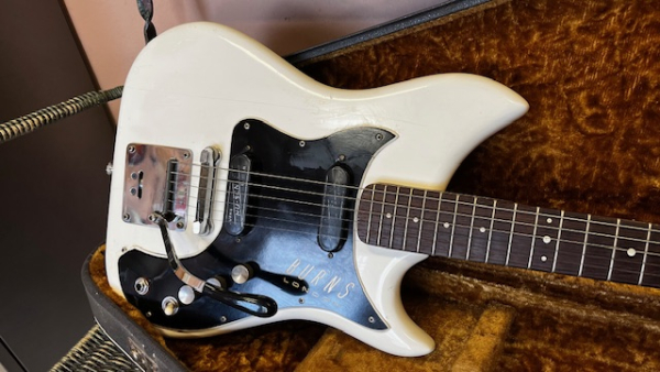 Preview: 1960s Burns London Nu-Sonic Made in UK - White - 2nd Hand