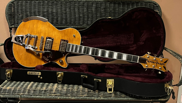 Gretsch G6134TFM-NH Nigel Hendroff Signature Penguin Amber Flame - 2nd Hand