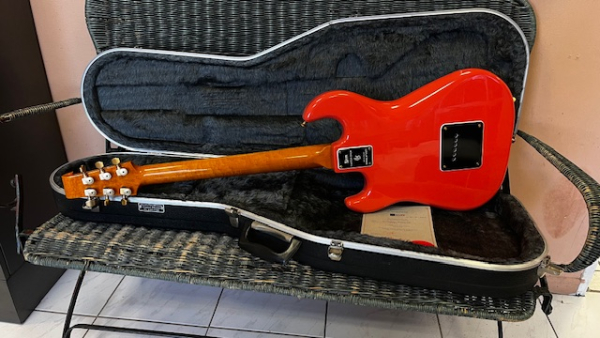 2002 Burns Marvin The Shadows Custom Deluxe Fiesta Red - 2nd Hand