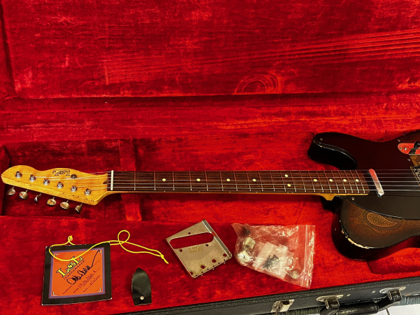 2011 LsL TB-AL-PYSB R  Virginia T Bone Black Paisley over Sunburst Relic - 2nd Hand