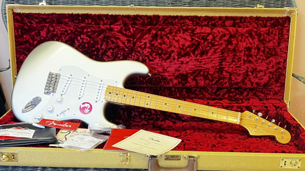 2019 Fender American Original 50s Stratocaster, Maple Fingerboard, Inca Silver - 2nd Hand