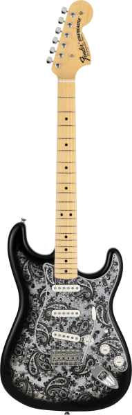 Fender Limited Stratocaster MN Black Paisley Japan