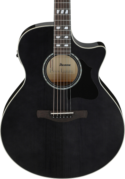 Preview: Ibanez AE170-TBK Transparent Black