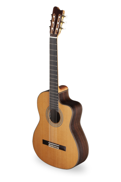 Amano 9C-CE-OP, Zeder / Palisander vollmassiv, Cutaway, Tonabnehmer, made in Spain