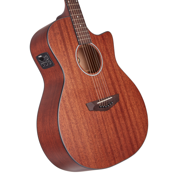 D´Angelico Premier Gramercy LS Natural Mahogany Satin