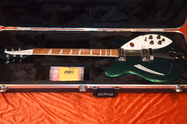 Rickenbacker 360 Jetglo Brand New with a very Rare Midnight Green Finish Handmade by Rickenbacker