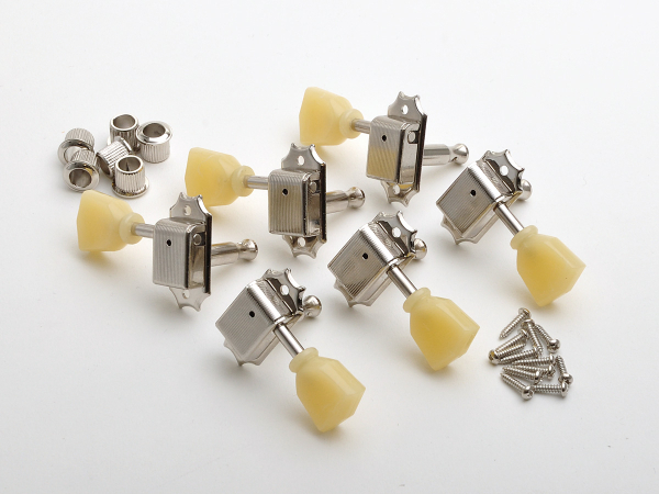 Preview: Kluson Traditional No Line Tulip  3+3 Nickel