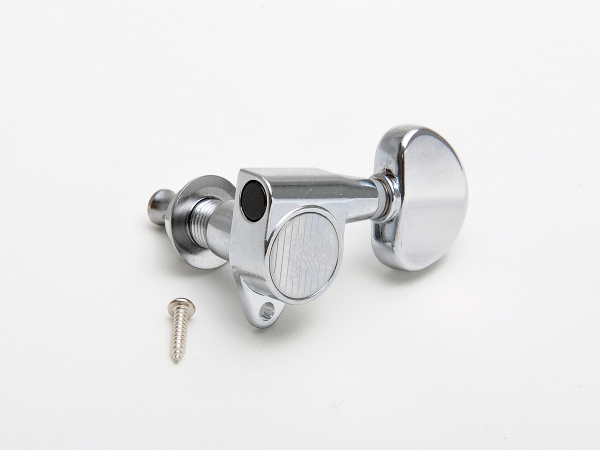 Kluson Modern Roundback Kidney 3+3 Chrom