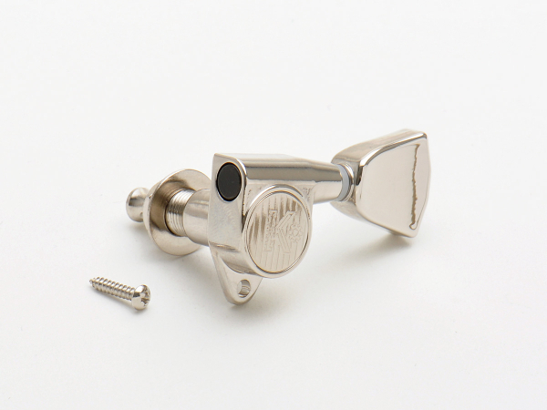 Kluson modern roundback tulip nickel 3+3
