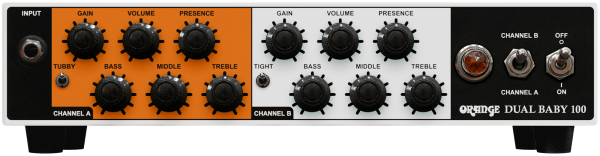 Preview: Orange Dual Baby 100 Watt Topteil