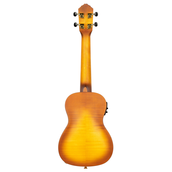 Ortega RUSL-HSB, Konzertukulele, gewölbte Decke, F-Löcher, Tonabnehmer
