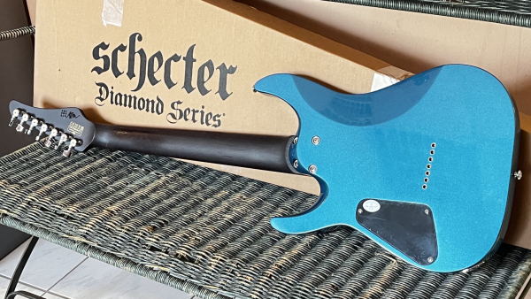 Preview: SCHECTER Signature Aaron Marshall AM-7 Cobalt Slate, Sonderpreis