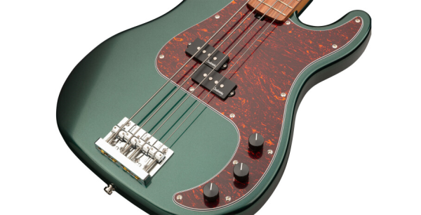 Sadowsky MetroExpress 20-Fret Ultra Vintage P Bass, Morado Fingerboard, 4-String - Solid Sherwood Green Metallic High Polish