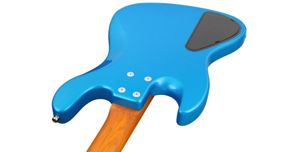 Sadowsky MetroExpress 21-Fret Hybrid P/J Bass, Roasted Maple Fingerboard, 4-String - Solid Ocean Blue Metallic High Polish