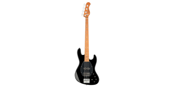 Sadowsky MetroExpress 21-Fret Vintage M/J Bass, Roasted Maple Fingerboard, 4-String - Solid Black High Polish