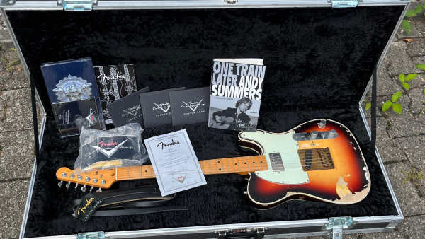 2007 Fender Custom Shop Andy Summers Tribute Telecaster Sunburst by Masterbuilder Stephen Stern  + Flightcase