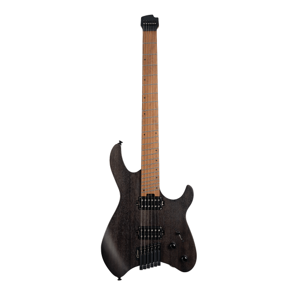 Cort Space G6MS Headless Semi Gloss Trans Black + Gigbag