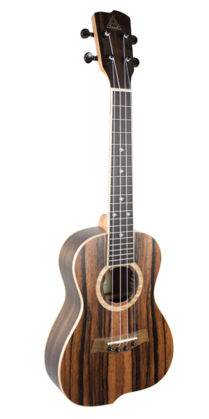 Shape Swing-Ebony-C, Konzertukulele, Ebenholz, massive Decke