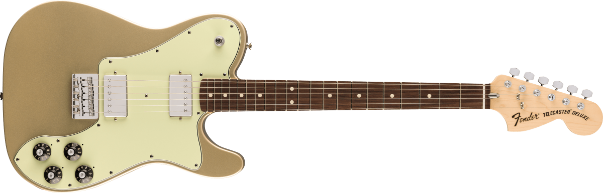 Fender Chris Shiflett Telecaster Deluxe Shoreline Gold