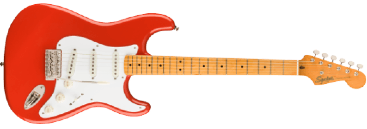 Squier Classic Vibe '50s Stratocaster, Maple Fingerboard, Fiesta Red