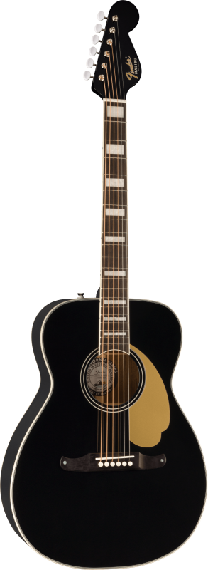 Fender Malibu Vintage Black incl.Case