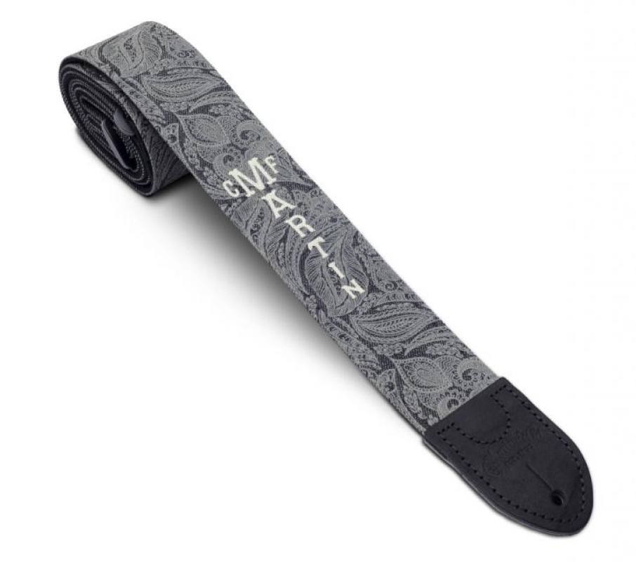 Martin Gurt Black Paisley