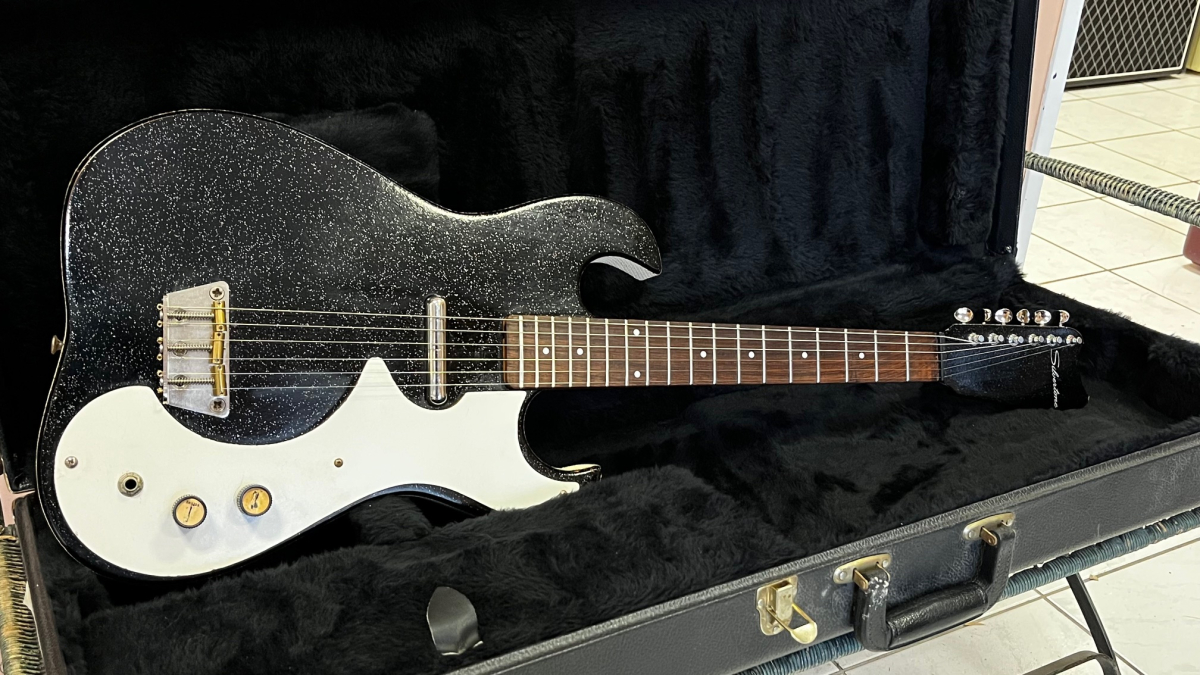 1965 Silvertone 1448 Black Sparkle - 2nd Hand