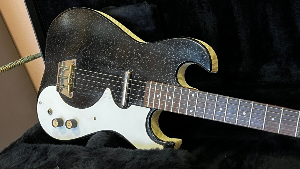 1965 Silvertone 1448 Black Sparkle - 2nd Hand