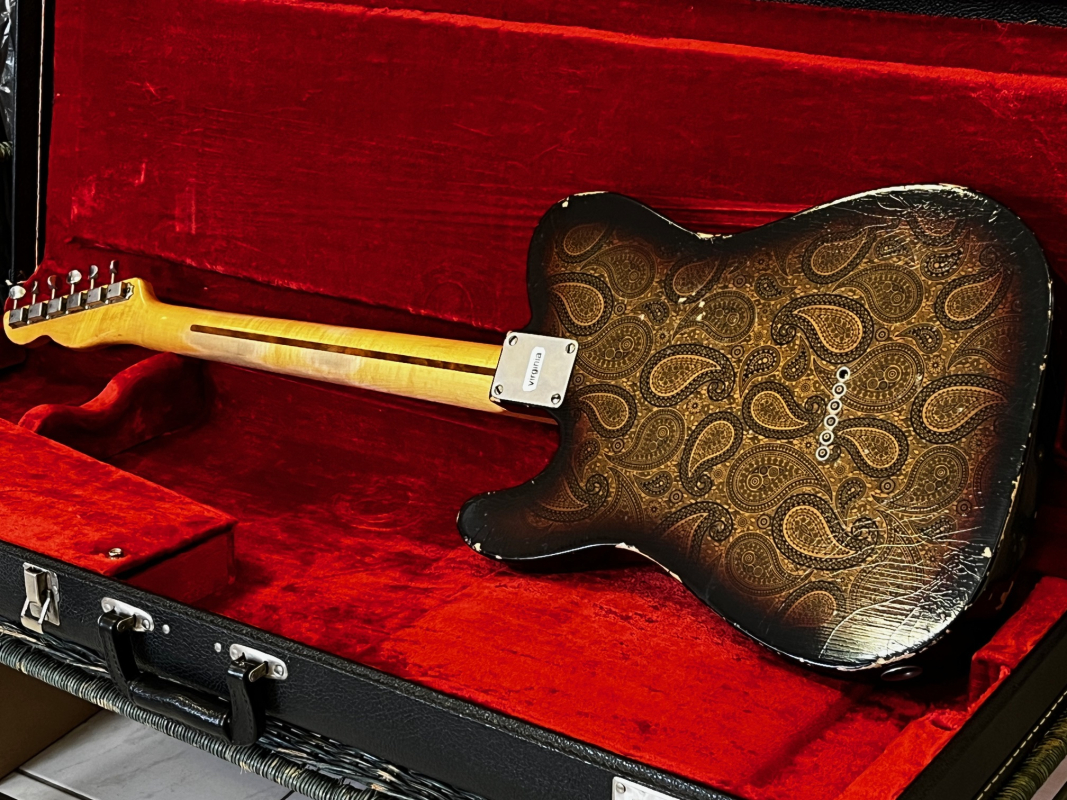 2011 LsL TB-AL-PYSB R  Virginia T Bone Black Paisley over Sunburst Relic - 2nd Hand