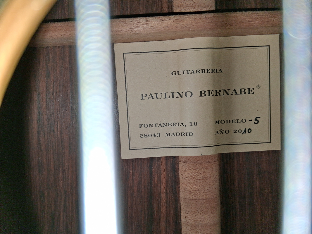Paulino Bernabe M-5, Fichte / Palisander vollmassiv, made in Spain, inkl. Case, gebraucht