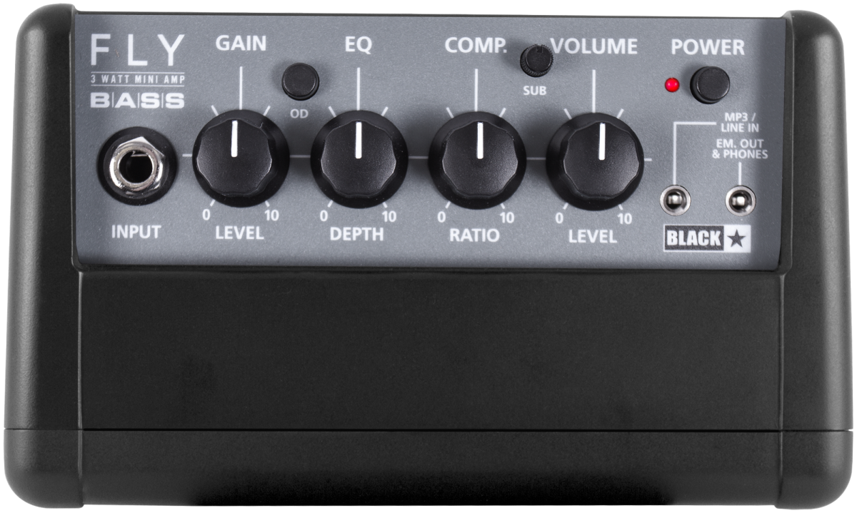 Blackstar Fly3 Bass, 3W, Schwarz