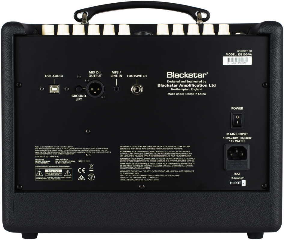 Blackstar Sonnet 60 black