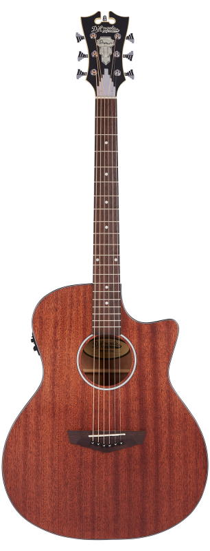 D´Angelico Premier Gramercy LS Natural Mahogany Satin
