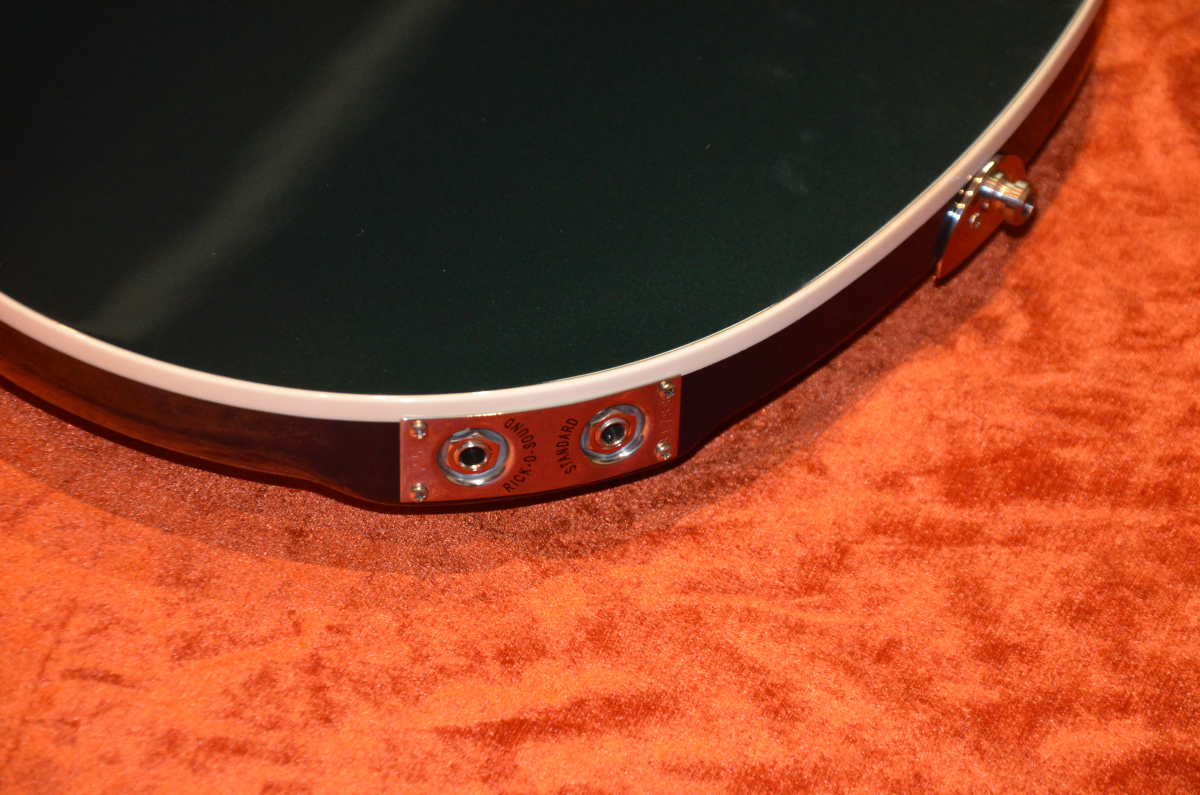 Rickenbacker 360 Jetglo Brand New with a very Rare Midnight Green Finish Handmade by Rickenbacker