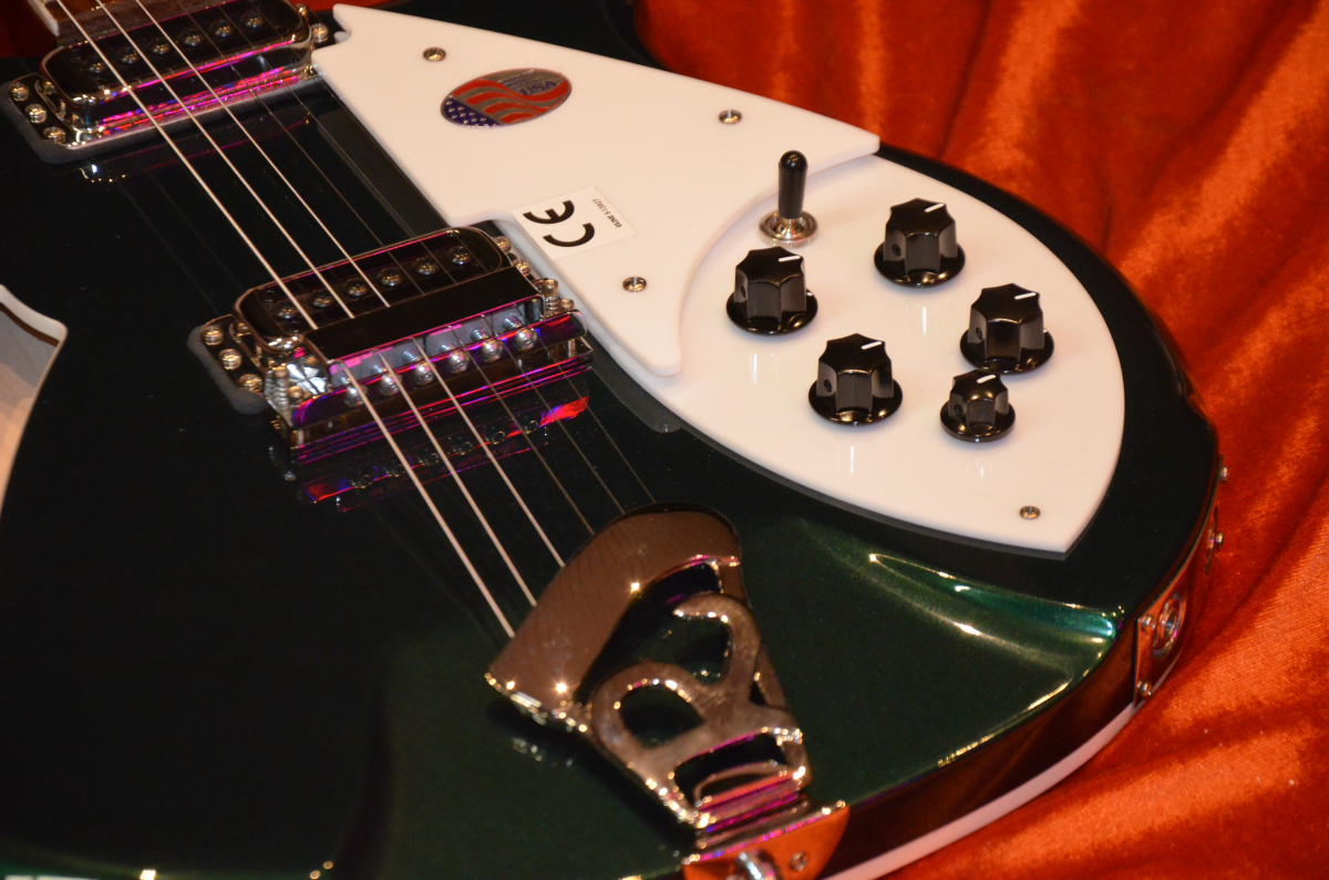 Rickenbacker 360 Jetglo Brand New with a very Rare Midnight Green Finish Handmade by Rickenbacker