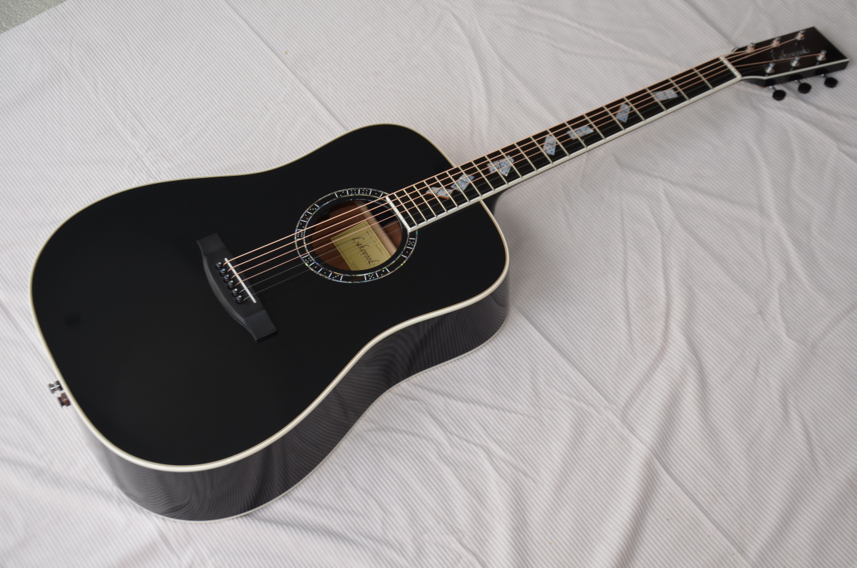 Lakewood D-14 custom, Fichte Mahagoni vollmassiv, L.R. Baggs Element PU second hand