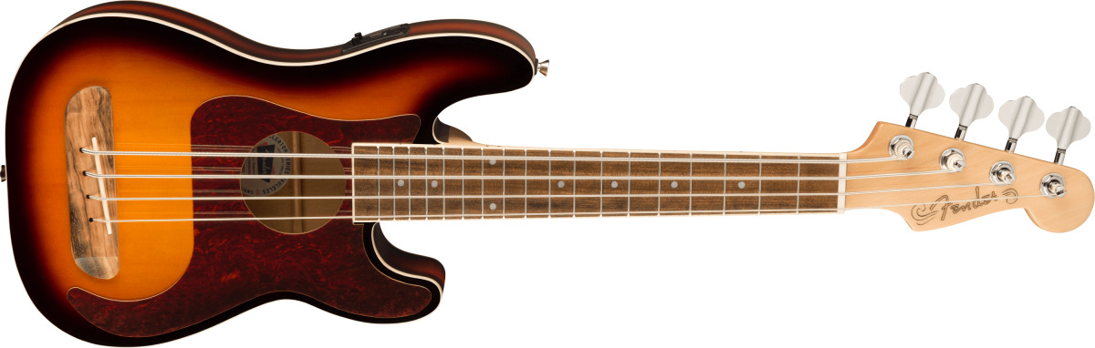 Fender Fullerton Precision Bass Uke, 3-Color Sunburst