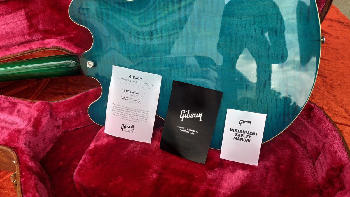 Gibson ES-335 Figured Ocean Water Perimeter 2nd Hand * Demomodell *