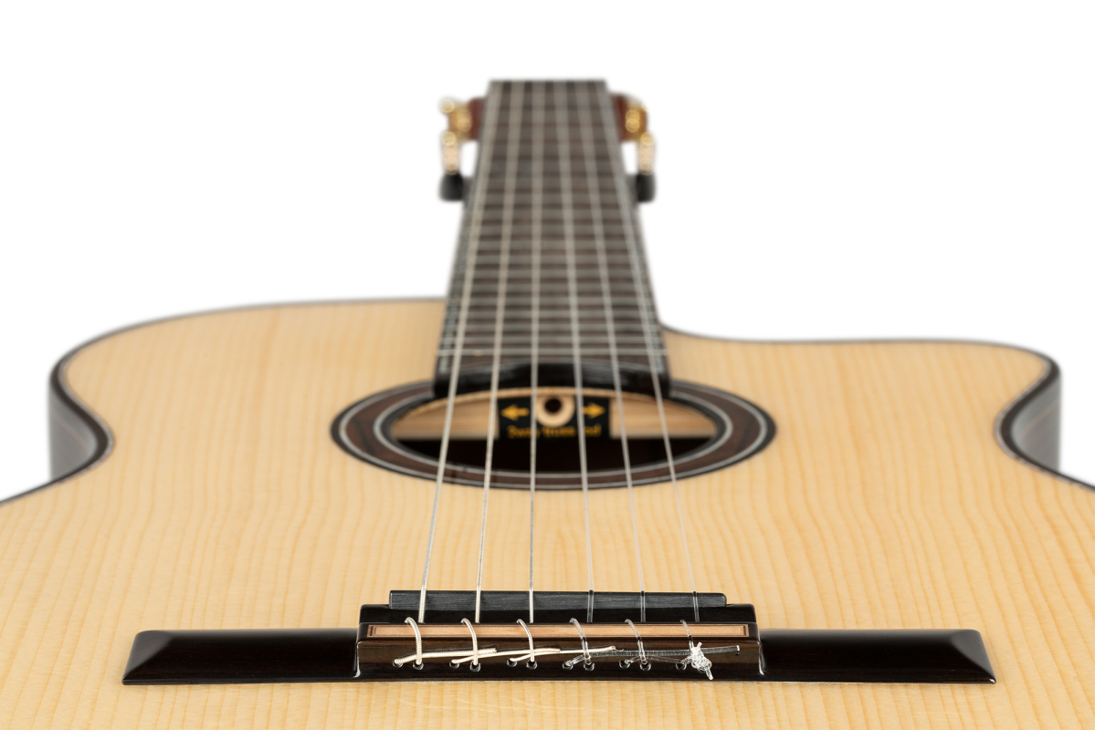 Ortega Grandsuite-CE, Europäische Fichte massiv / Palisander, 48mm Sattelbreite, Pickup, Cutaway, Monitorschallloch