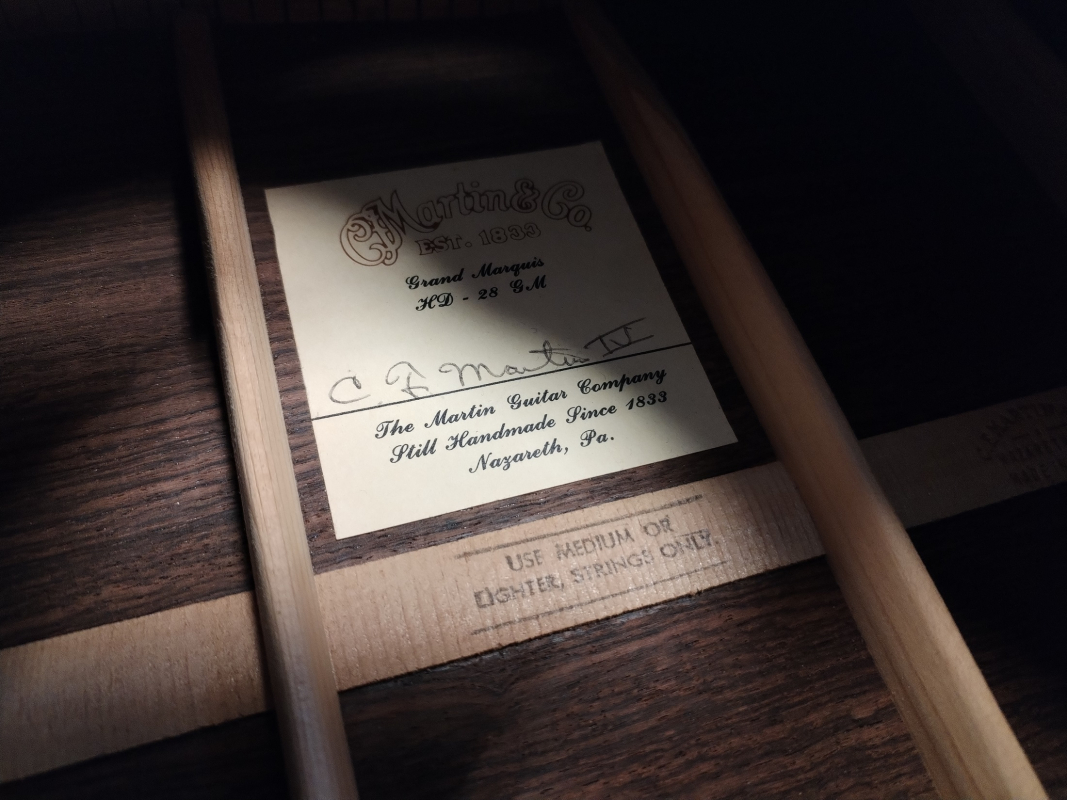 Martin HD-28GM Grand Marquis Bj. 1989 incl.Case