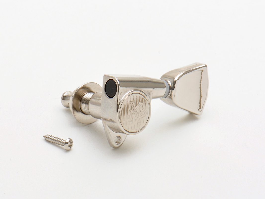 Kluson modern roundback tulip nickel 3+3